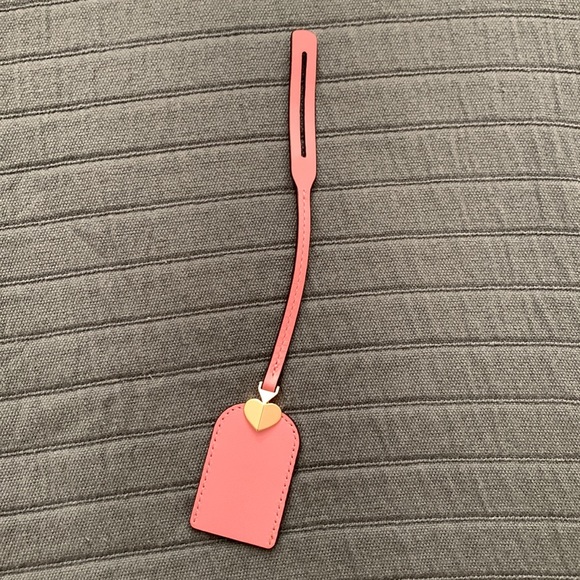 💯Auth Kate Spade pink purse tag accessory “be the love” 🎀💕 - Picture 5 of 6